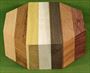 Bowl #408 - Assorted Exotic Hardwood Striped Segmented Bowl Blank ~ 6 x 2 ~ $24.99